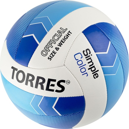 Купить Мяч волейбольный Torres Simple Color любительский р.5 в Спасе-Клепиках 